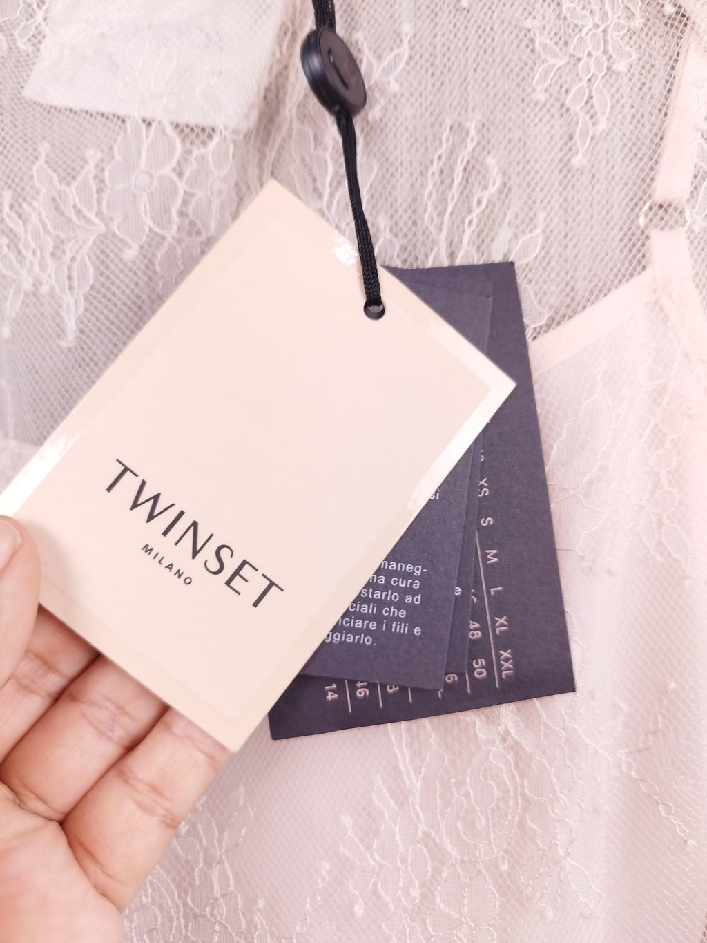 Robe romantique Ibiza en dentelle twin-set