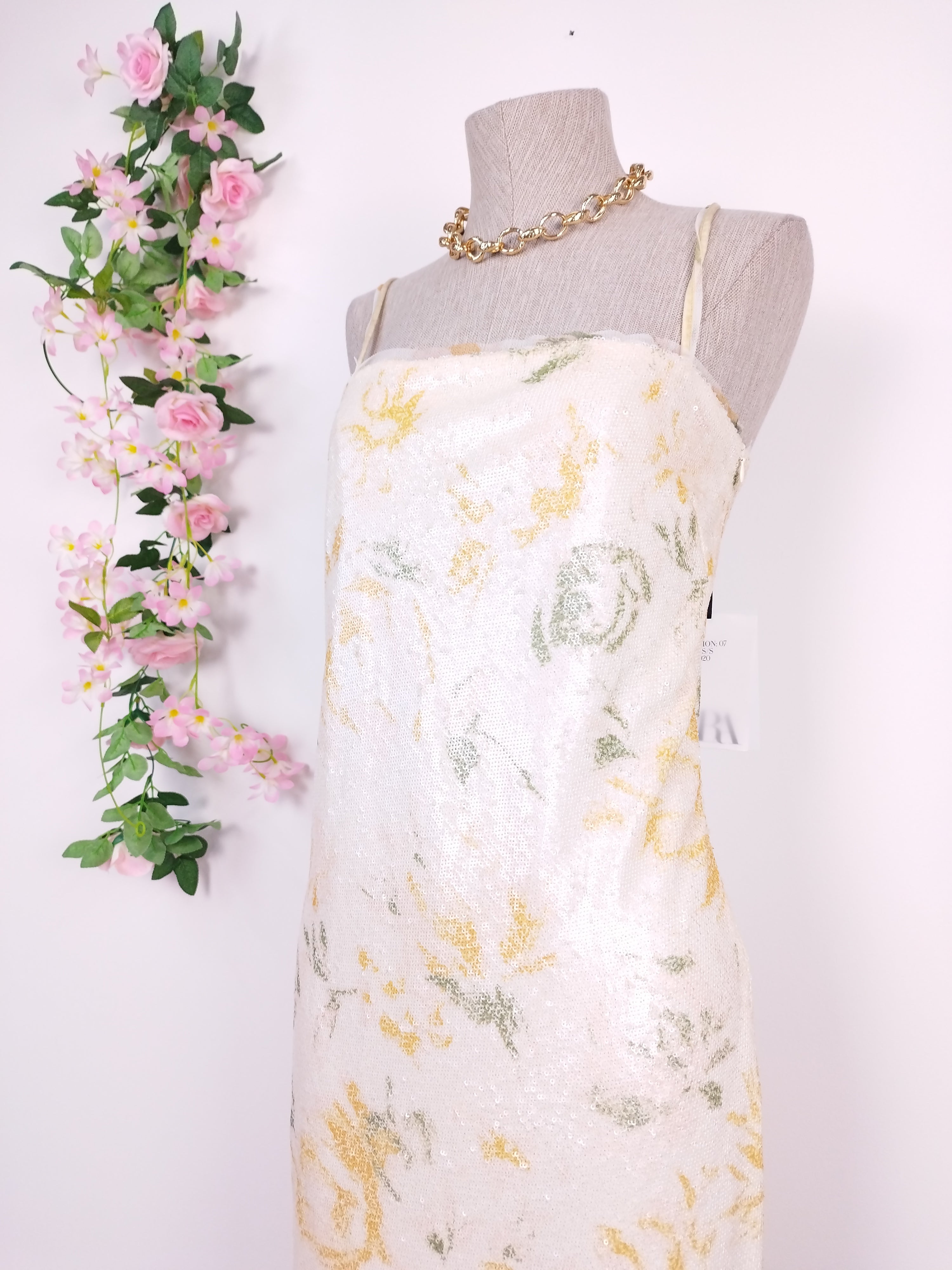 Robe de soirée Ibiza à sequins ZARA