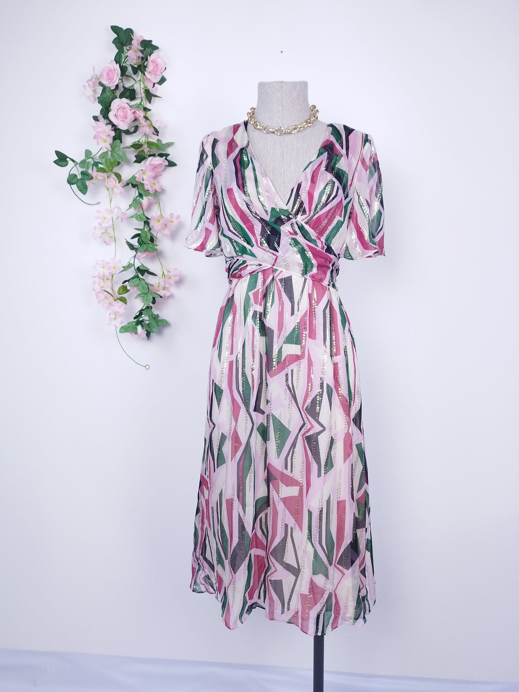 Robe de soirée longue portefeuille BA &amp; SH