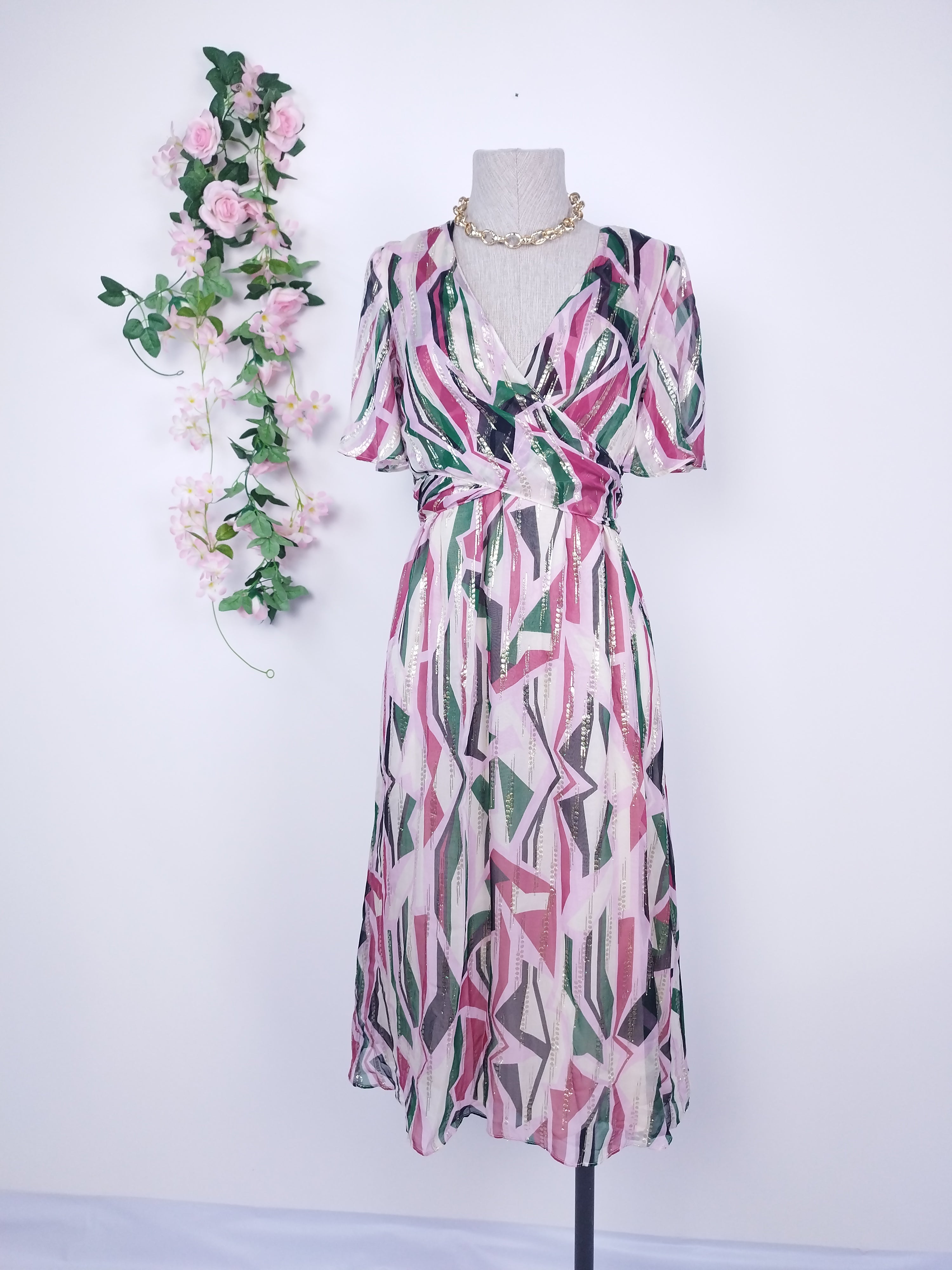 Robe de soirée longue portefeuille BA &amp; SH