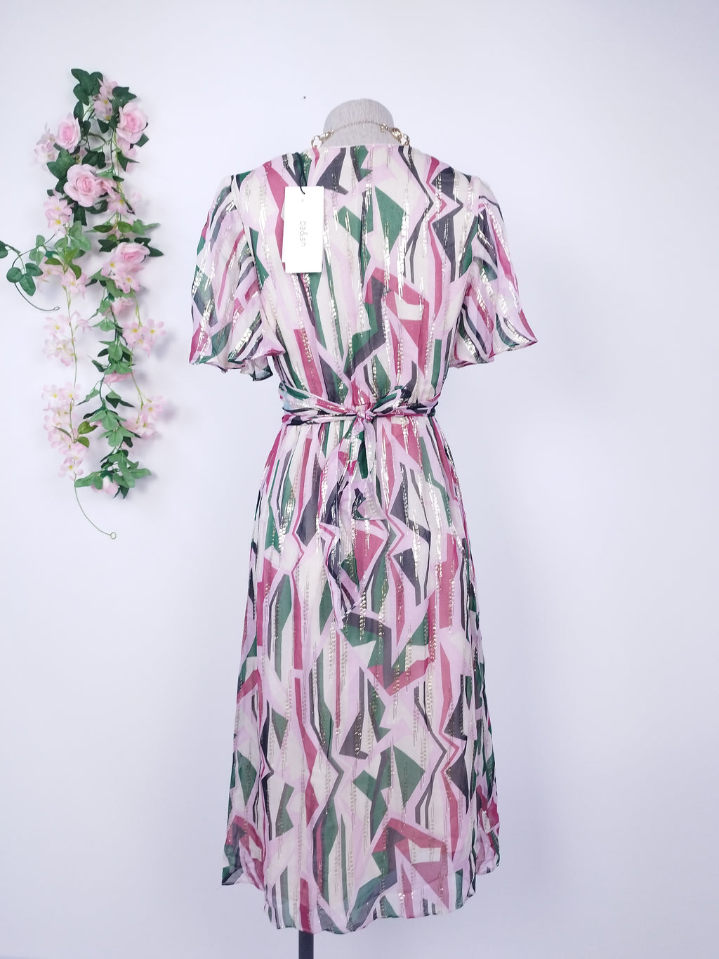 Robe de soirée longue portefeuille BA &amp; SH