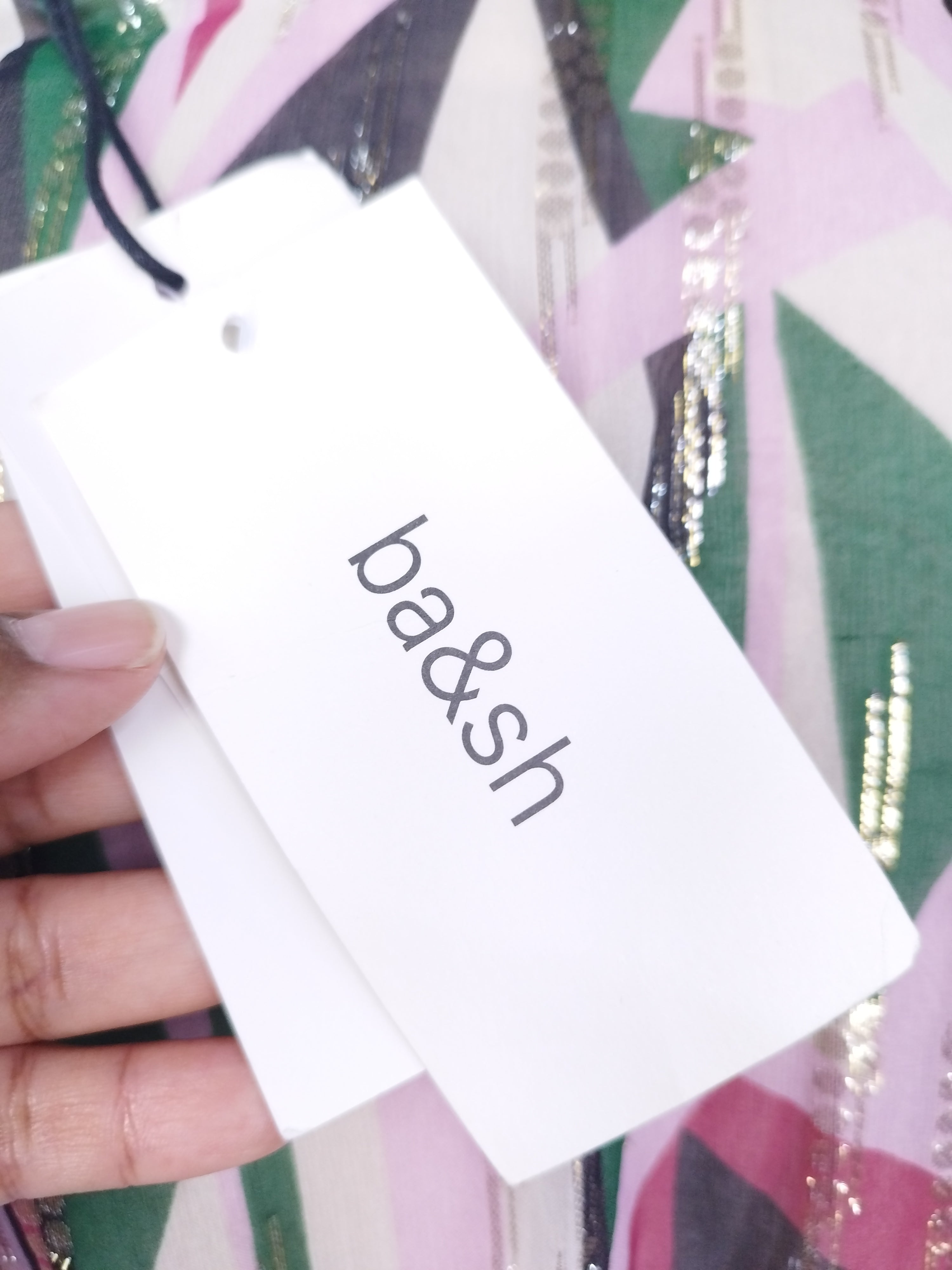 Robe de soirée longue portefeuille BA &amp; SH