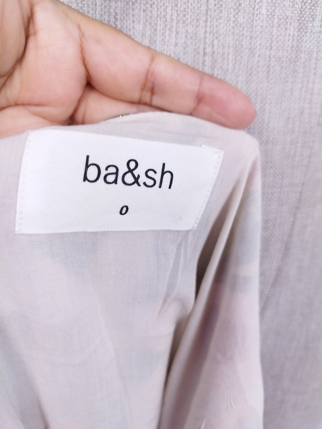 Robe de soirée longue portefeuille BA &amp; SH