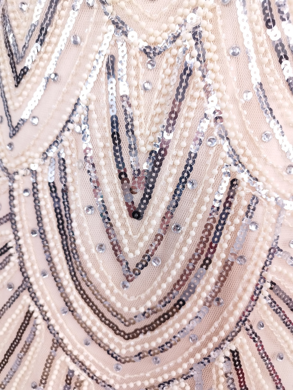 Vestido PRETTYGUIDE Fiesta Lentejuelas Flecos Retro Style