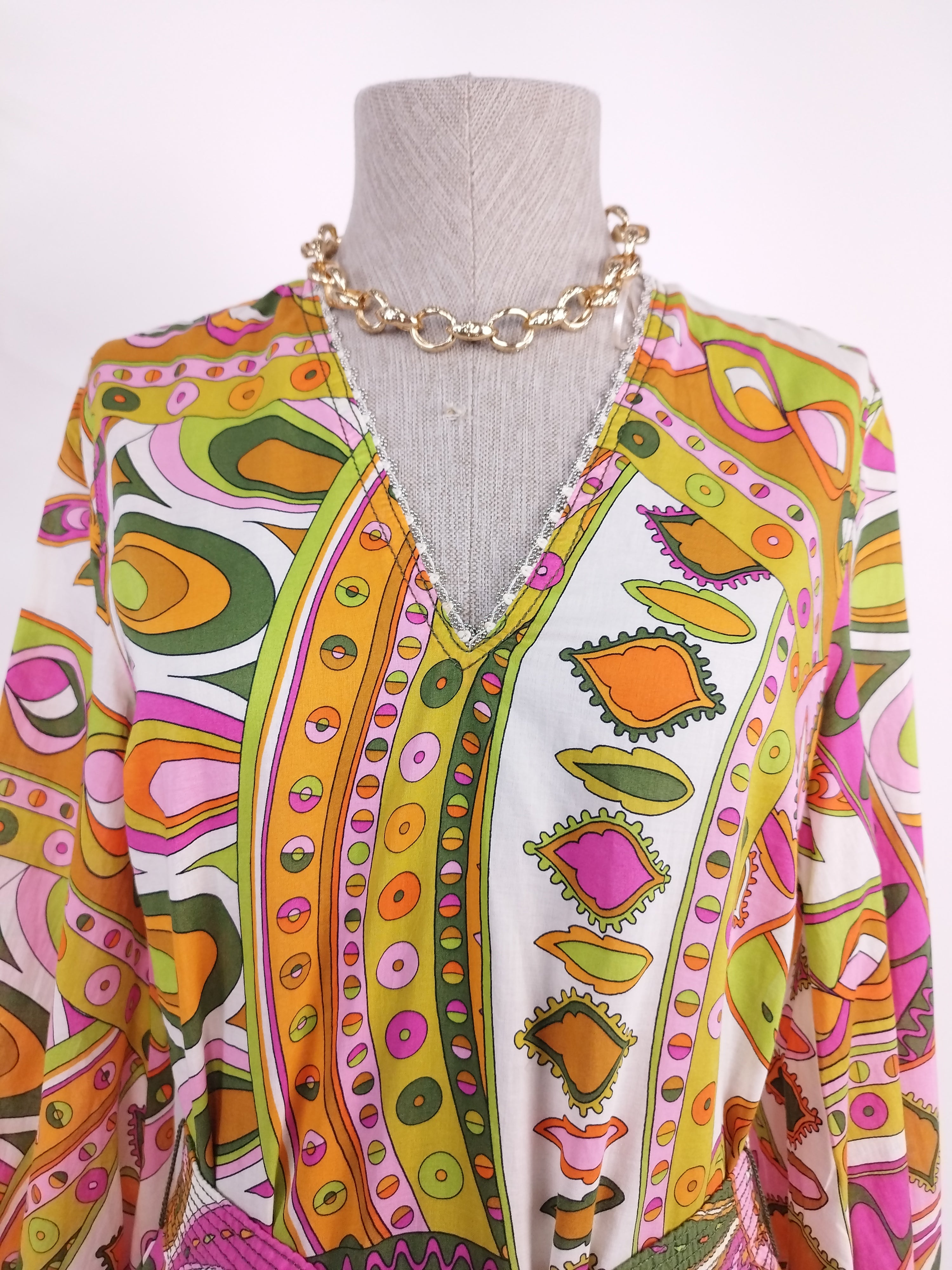 Vestido ZARA Maxi Ibicenco Algodón