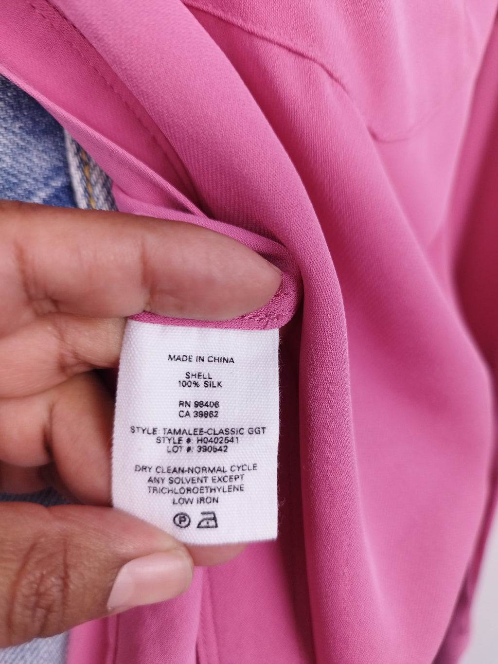 THÉORIE Chemisier à manches longues et bretelles